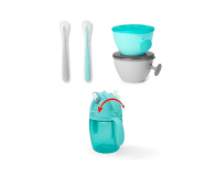 Skip Hop Zestaw jedzeniowy Easy-Feed Teal/Grey - 1255906 - zdjęcie 2